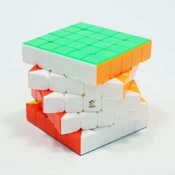 Yuxin Málo Magic 5x5x5 Magnety Stickerless Magic Cube Rýchlosť Magic Cube pre Náročných