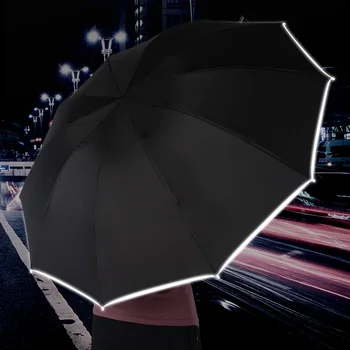 Hot 3 Násobne Reverzný Automatický Dážď Dáždnik Auto Jasné Dáždnik Dážď Ženy Parasol Dáždnik VJ-Drop