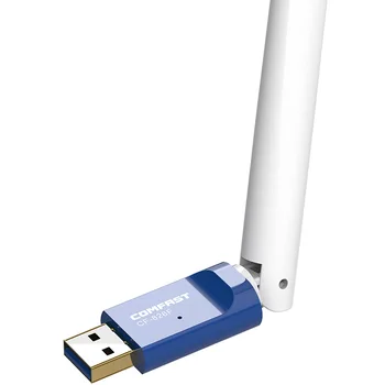 Comfast CF-826F 300Mbps Mini Bezdrôtové pripojenie USB WiFi Adaptér 6dbi Antény WiFi Dongle 802.11 b/g/n sieťovú kartu PC, WI-FI, LAN Prijímač