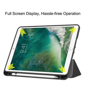 Sanmubaba Mramoru puzdro Pre iPad Pro Air 10.5 palcový 3. Gen Mäkké TPU +PU Kože Flip Smart funda Prípad Tabletu S Ceruzkou Držiteľ