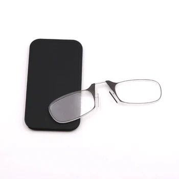Nose Clip Prenosné Legless Okuliare na Čítanie Mužov A Žien Presbyopic Okuliare Mini Okuliare Sticky Mobilný Telefón Prípade