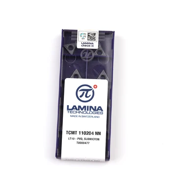 Originálne LAMINA TCMT110204 NN LT10 TCMT110208 NN LT10 karbidu Sústružnícke Nástroje na Sústruženie, vložky TCMT Čepeľ frézy CNC Obrábanie