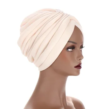 Nové Headwraps čiapky pre ženy Pevné Twist Prehrabať Bavlnené Čiapky Chemoterapii Čiapky Turban pokrývku hlavy Klobúky na Rakovinu