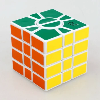 Nová Značka QJ 4-vrstvový SQ-1 Magic Cube Qiji 4x4x4 Magic Cube Rýchlosť Puzzle Kocky Vzdelávacie Hračky Pre Deti Deti