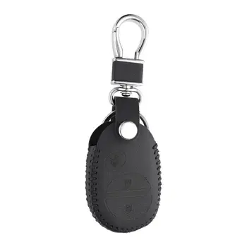 Kožené Tlačidlo krytu vhodné pre Toyota Sienna Tacoma Tundra Sequoia Keychain Keybag Diaľkové Prípade Ochrany Shell Fob Auto-Styling