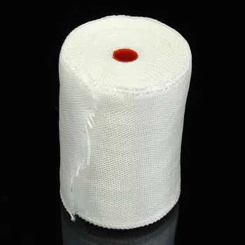 1Roll Biely Laminát textilná Páska E-Skla Široký 10cmx30m Dlhé Vlákna v plátnovej Väzbe Vysoká Teplotná Odolnosť Vysoká Pevnosť