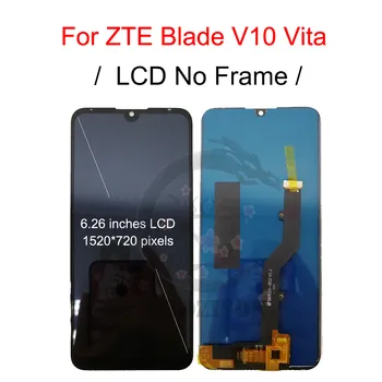 LCD + Rám Pre ZTE Blade V10 / V10 Vita LCD Displej Dotykový Panel Senzor Digitalizátorom. Montáž Nahradenie V10vita Displej
