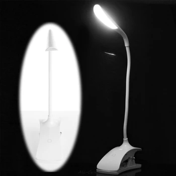 Stolná Lampa Stmievateľné USB Nabíjateľné Dotykový Snímač s LED Klip-Na Stôl Svetla na Čítanie, Stolná Lampa