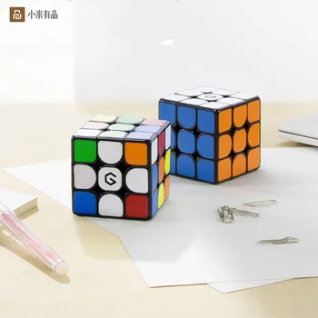 Nové Youpin Giiker M3 Magnetické Cube 3x3x3 Živý Farebný Štvorec Magic Cube Puzzle Prírodovedných Prenosné Kocka Hračka