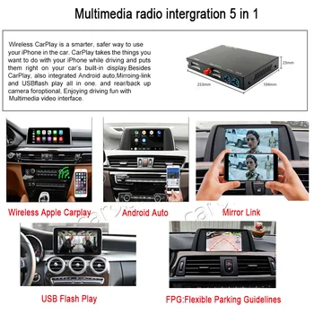 Merce des CarPlay pre X Trieda W470 AirPlay Phonelink NTG5 Systém s Hlasovým ovládaním (Plug-Na Android Auto Decorder Box