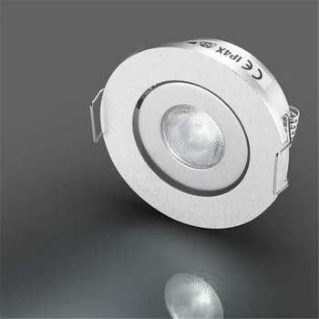 3W LED Mini Stropu Nadol svetlá pre CREE LED reflektory Vstavaná Skriňa Svietidlá s Priemerom 52mm Patrí DC12/AC230V Led Driver