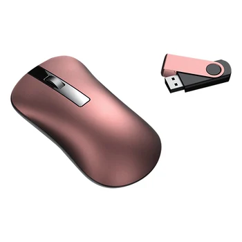 XM10 Bezdrôtová Hliníkovej Zliatiny Nabíjateľná Stlmiť Hráč Myš pre Prenosné počítače