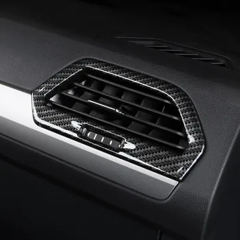 Karbónová nálepka pre interiér, klimatizácia predajne Príslušenstvo Pre VW Volkswagen Tiguan mk2 2016 2017 2018 2019 2020
