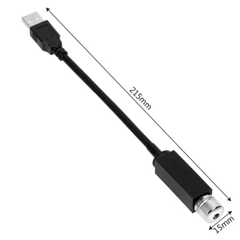 Romantický USB Nočné Svetlo 360 Otočná Plug and Play-Auto a Domov Strop Projektor Svetlo môže CSV