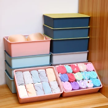 Macaron farba skrine jasné, organizátor úložný box zásuvky plastové s krytom, spodná bielizeň, podprsenky, ponožky a organizátor skrýša políčko doprava zadarmo