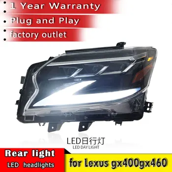 Nové auto styling Pre Lexus gx400gx460 Svetlomety montáž špeciálne 14-20 upravené led denne svetla LED lampa objektív