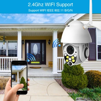 1080P Auto Tracking IP Kamera Wifi Mini Speed Dome CCTV Kamery Vonkajšie Home Security kamerový ipcam mini Kamera P2P IR
