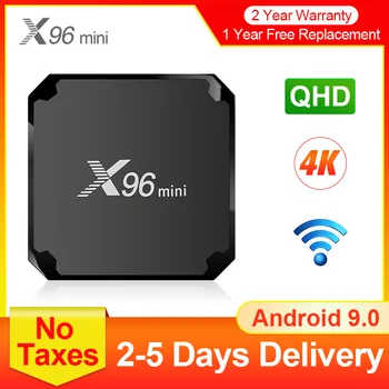 X96 Mini TV Box Android9.0 2020 S905W Quad-Core X96 Mini FULL HD, 2.4 G WIFI, 3D Multimediálny Prehrávač 4K, Smart TV Set-Top-Box Mini X96