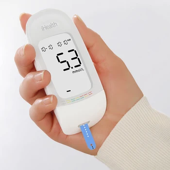 Xiao Mijia IHealth hladiny Glukózy v Krvi Meter S Testovacie Prúžky Lancets S DVA Smart Alarm 5 Sekúnd Speed Test