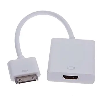 LBSC Externé Rozšírenie Prispôsobenie HDMI Female na 30P Dock Muž Kábel pre iPhone 4 4S, iPad 2 3
