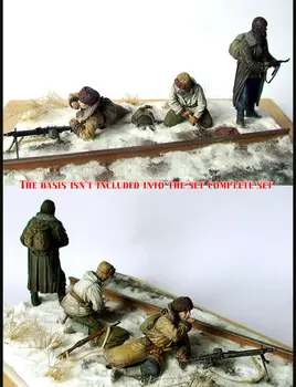 [tuskmodel] 1 35 rozsahu živice model údaje súpravy sovietskeho partizáni
