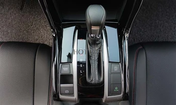 Interiéru vozidla Gear Box Console Panel Rám, Kryt Výbava Sequin Dekorácie, Doplnky Pre Honda Civic 10. 2016 2017 Lhd & Rhd