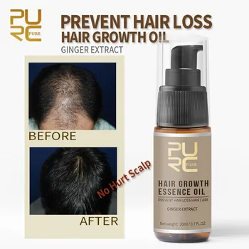 PURC Rásť vlasy rýchly Rast Vlasov Podstate Olej Liečba, Prevencia vypadávania Vlasov Starostlivosť A Zahustiť Vlasy Šampón Nastaviť