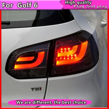 Auto Styling pre VW GOLF 6 MK6 GOLF6 R20 zadné Svetlá LED zadné Svetlo LED Zadné Lampy DRL+Brzdové+Cúvaní+Signál ĽAHKÁ montáž