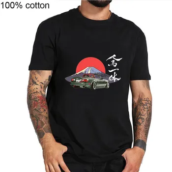 Japonský Originality Roadster Miata Mx5 T-shirt hombre Jinba Ittai Mount Fuji edition T shirt homme grafické tlač tričko camisetas