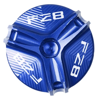 S Fz8 logo Motocykel Hliníkové Motora, olejový Filter Pohár Plug Kryt skrutky Pre Yamaha FZ8 2011 2012 2013 2016 2017 2018