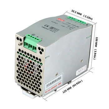 DR-75-24 Din lištu prepínanie napájania 75W24V3.2A DC priemyselné PLC senzor karty Din lištu transformer