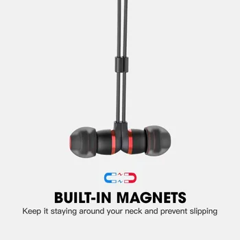 DACOM L06 Bezdrôtové Bluetooth Slúchadlá Športové Slúchadlá Hands-free, Headset s Mikrofónom Grafén Bass Music na iPhone Samsung Huawei