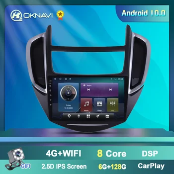 Autorádio pre Chevrolet TRAX-2016 9 Palcový Android 9.0 Autoradio Bluetooth GPS Navigácia Stereo Audio USB SWC 4G RAM Č 2Din