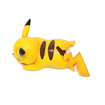Takara Tomy Pokémon Pikachu v ľahu, Garáž Súpravy model Anime Akcie Obrázok Bábiky, Hračky, Darčeky, Hračky Pre Deti,