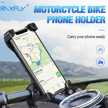 RAXFLY motocykel telefón držiak o 360 stupňov otáčanie motorku držiaka telefónu, Pre iPhone 11 XS 6 6 8 7 XR X suporte mobilné motora