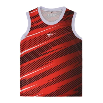 SUOTF Červená geometrie priedušná úsek prípravy retro basketbalové dresy toronto dravce tímové športy t-shirt basketbal swingman