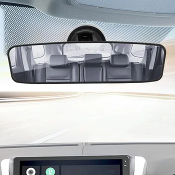 Širokouhlý Spätné Zrkadlo 360° Otáča Interiéru Spätné Zrkadlo Univerzálne Nastaviteľné prísavky Auto Spätné Zrkadlo