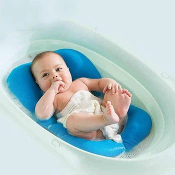 Detská Kúpeľ Plávajúce Pad Deti Prenosný Vzduchový Vankúš Animal Cartoon Non-Slip Vaňou Mat Novorodencov Bezpečnostná Sprcha Sedáku