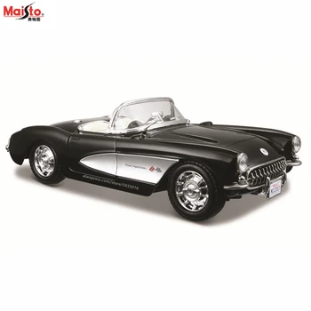 Maisto 1:18 1957 Chevrolet bol interiér lejacích Zliatiny Auta, Model Classic Dekorácie Kolekcie darček