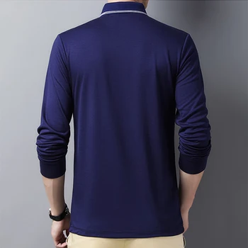 2020 Nový Produkt Muži T-Shirt Polo Tričko Vysokej Kvality, tvaru, Dlhý Rukáv T-Shirt Bežné Polo Tričko 3Xl Mužov Podnikania