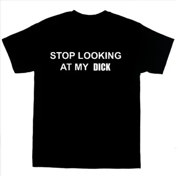 Čierna Bavlna Žena T-shirt Zastaviť pri Pohľade Na Moje Kozy Tlač Dámske Tričko Streetwear Hippie Dámske Nosenie Nadrozmerné T Tričko