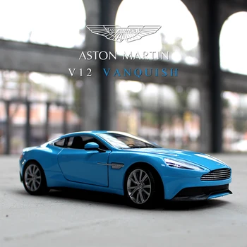 WELL 1:24 Aston Martin auto auto zliatiny auto model simulácie auto dekorácie kolekcie darček hračka lejacích model chlapec