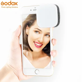 Godox LEDM32 LED Svetlo, vstavané lítiové batérie, Nastaviteľné jasné Prenosné Luxusný Mini Selfie LED Svetlo Pre Smartphone