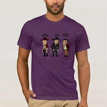 Dobré, Zlé A Škaredé t-shirt Clint Eastwood Tričko Krátky Rukáv pánske t-shirt Bavlna