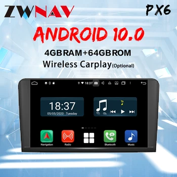 2Din Android 10 GPS autorádia Multimediálny Prehrávač Pre Mercedes Benz ML W164 ML350 ML500 X164 GL320 GL Navigáciu Hlavu jednotka Stereo
