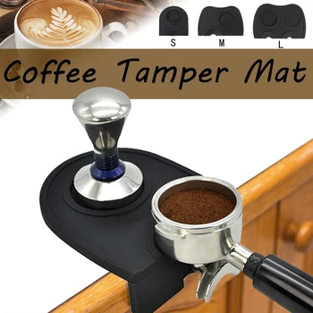 Espresso Kávu Tamper Mat Gumy Nepravidelný Držiteľ pressed Powder Anti-slip Bezpečné Rohu Podložky Kávy Nástroje, Kuchynské Príslušenstvo