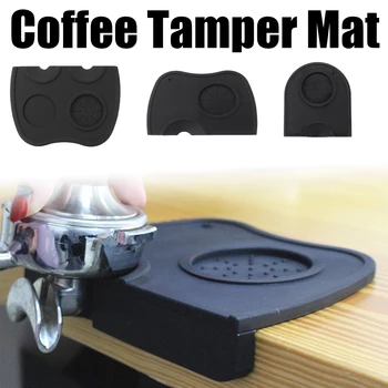 Espresso Kávu Tamper Mat Gumy Nepravidelný Držiteľ pressed Powder Anti-slip Bezpečné Rohu Podložky Kávy Nástroje, Kuchynské Príslušenstvo