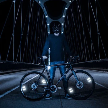 8Pcs Výkon Bike Reflektor Požičovňa Biely Svetelný Výkon Bike Reflektor pre Vaše Nočné Jazdy Bez Vzduchu sa Presuňte Dropshipping