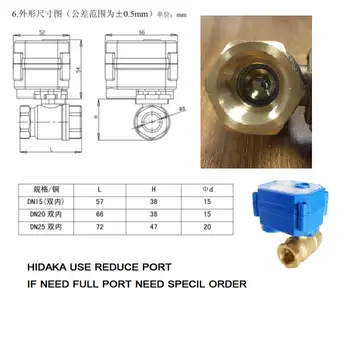 HIDAKA WLD-807 (DN20*1pc) Smart Home Elektronické Voda Vyteká Detektor Alarm s Kábel Senzora Podporu AAA BSP VENTIL