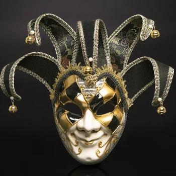 Tváre Joker Crack Maska Na Karneval, Vianočné Party Maľované Benátske Masky Na Tvár